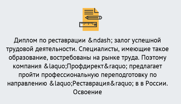 Почему нужно обратиться к нам? Урус-Мартан Профессиональная переподготовка по направлению «Реставрация» в Урус-Мартан