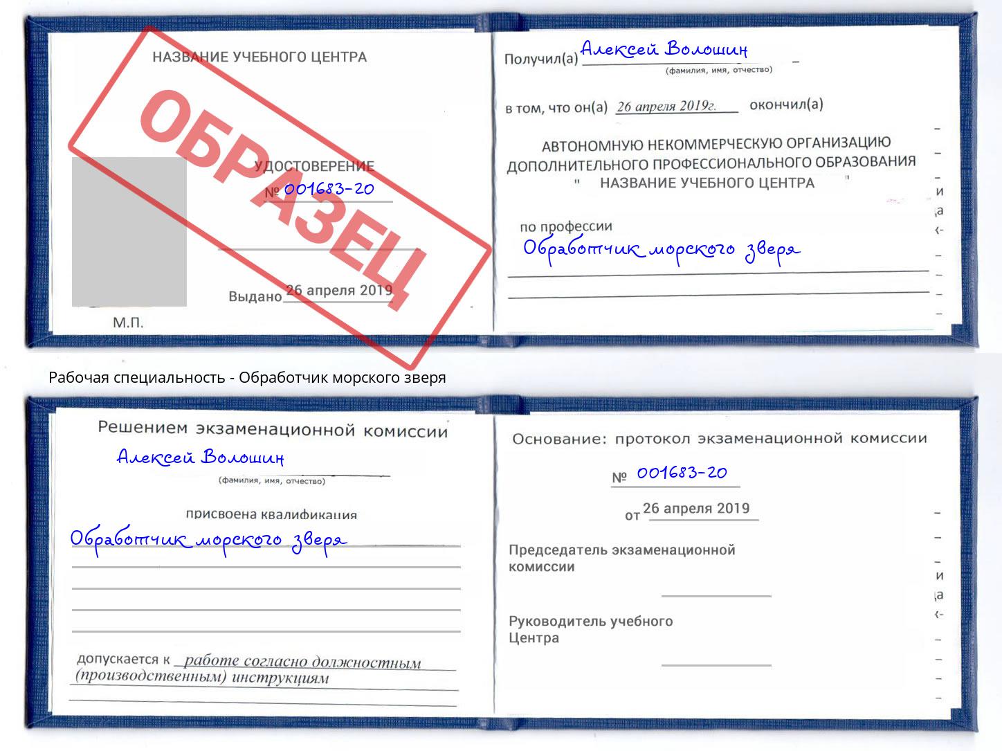 Обработчик морского зверя Урус-Мартан